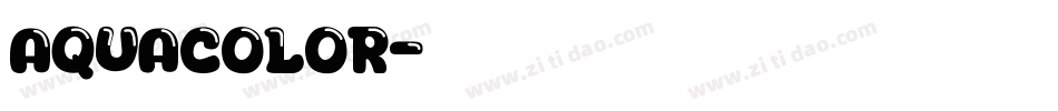 AquaColor字体转换