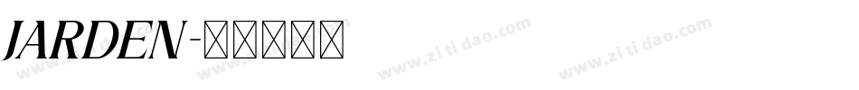 JARDEN字体转换