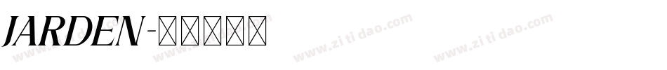 JARDEN字体转换