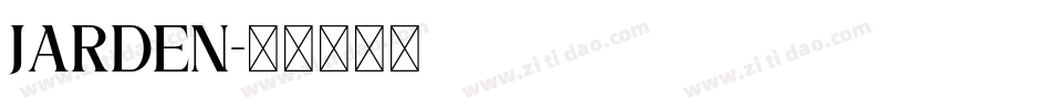 JARDEN字体转换