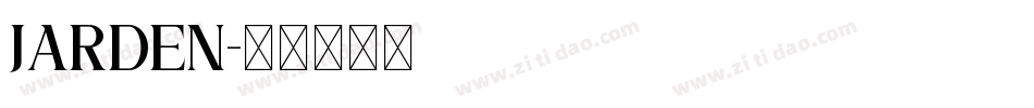 JARDEN字体转换