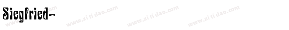 Siegfried字体转换