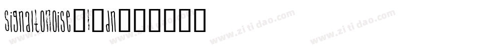SignalToNoise-L3dn字体转换