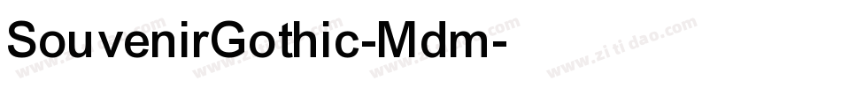SouvenirGothic-Mdm字体转换