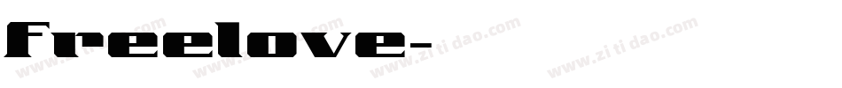 Freelove字体转换
