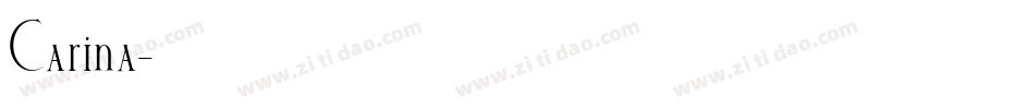 Carina字体转换