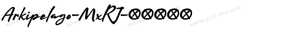 Arkipelago-MxRJ字体转换