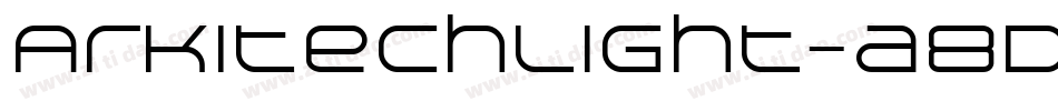 ArkitechLight-a8dE字体转换