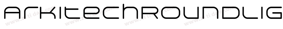 ArkitechRoundLight-ZqDl字体转换