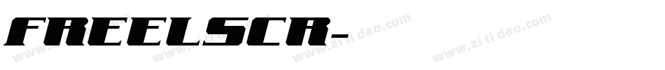 FREELSCR字体转换