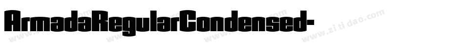 ArmadaRegularCondensed字体转换
