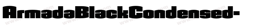 ArmadaBlackCondensed字体转换