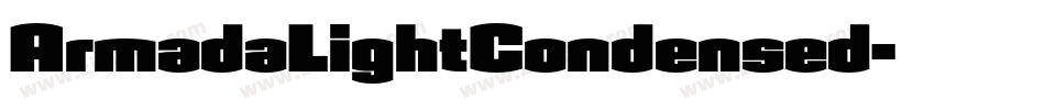 ArmadaLightCondensed字体转换