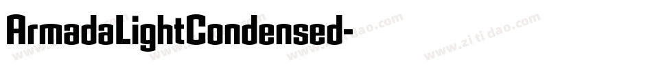ArmadaLightCondensed字体转换