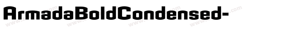 ArmadaBoldCondensed字体转换