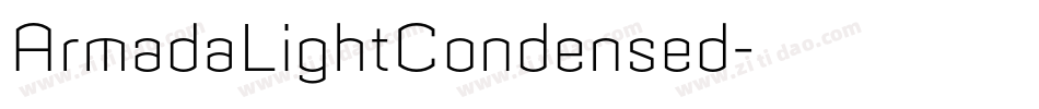 ArmadaLightCondensed字体转换