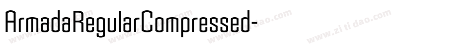 ArmadaRegularCompressed字体转换