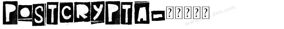 PostCryptA字体转换
