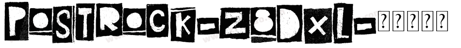 PostRock-z8dXL字体转换