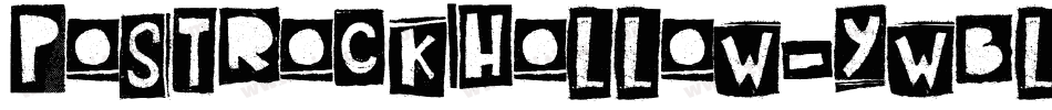 PostRockHollow-ywBLV字体转换
