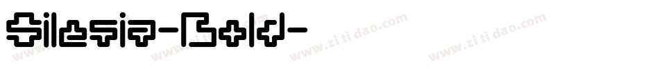 Silesia-Bold字体转换