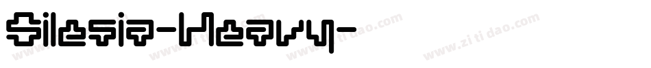 Silesia-Heavy字体转换