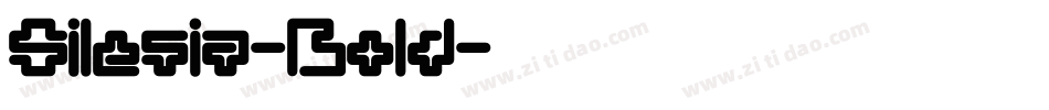 Silesia-Bold字体转换