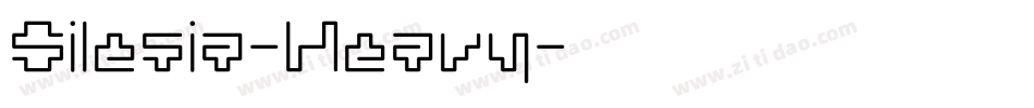 Silesia-Heavy字体转换