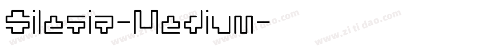 Silesia-Medium字体转换