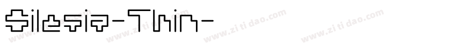 Silesia-Thin字体转换