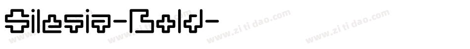 Silesia-Bold字体转换