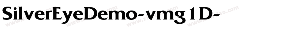 SilverEyeDemo-vmg1D字体转换