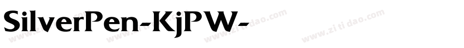 SilverPen-KjPW字体转换
