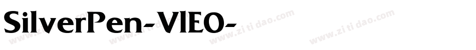 SilverPen-VlE0字体转换