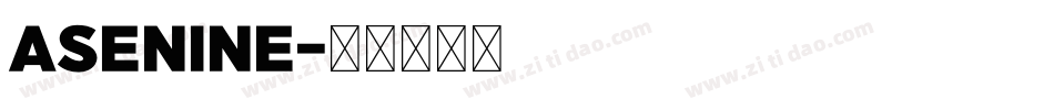 ASENINE字体转换