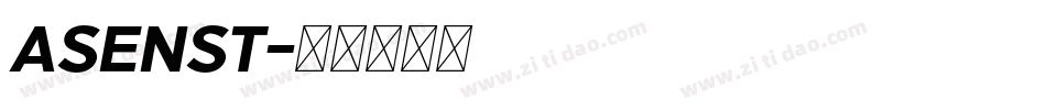 ASENST字体转换