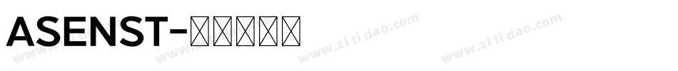 ASENST字体转换