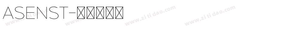 ASENST字体转换