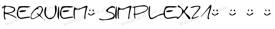 REQUIEM-SIMPLEX21字体转换