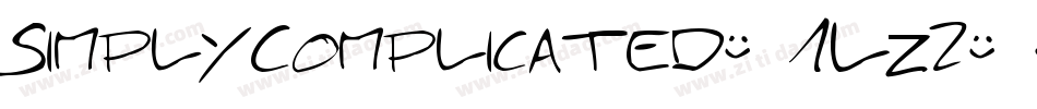 SimplyComplicated-1Lz2字体转换