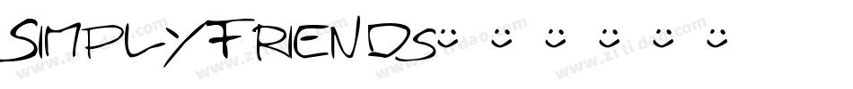 SimplyFriends字体转换