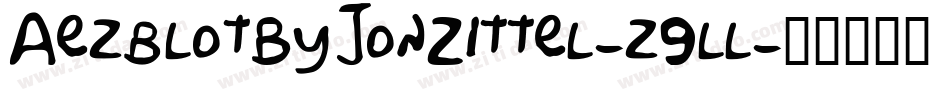 AezblotByJonZittel-z9ll字体转换