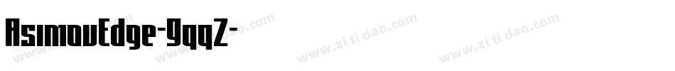 AsimovEdge-9qqZ字体转换