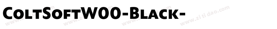 ColtSoftW00-Black字体转换
