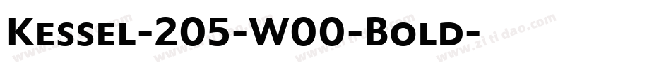 Kessel-205-W00-Bold字体转换