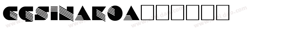 CgSinaloa字体转换
