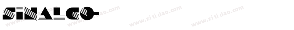 Sinalco字体转换