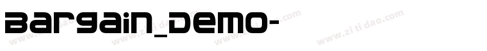 Bargain_Demo字体转换