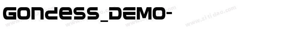 Gondess_DEMO字体转换