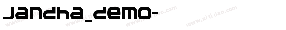 Jandha_demo字体转换